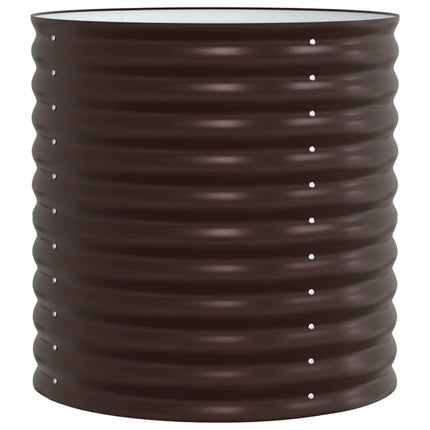 Raised Bed Brown 31.50 x 31.50 x 31.89 in Steel