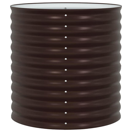 Raised Bed Brown 31.50 x 31.50 x 31.89 in Steel