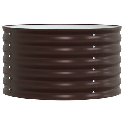 Raised Bed Brown 31.50 x 31.50 x 17.32 in Steel