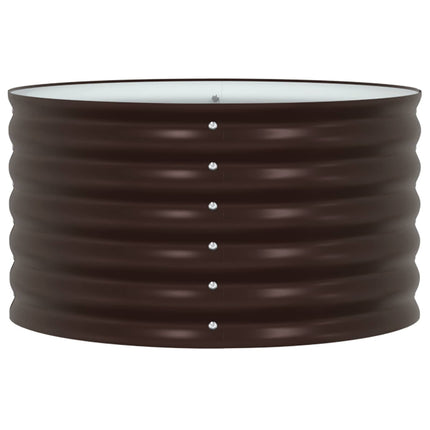 Raised Bed Brown 31.50 x 31.50 x 17.32 in Steel
