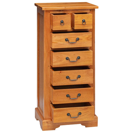Chest of Drawers with Drawer Natural 17.72 x 13.78 x 39.57 in