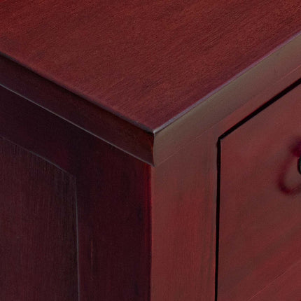Chest of Drawers with Drawer Brown 17.72 x 13.78 x 39.57 in