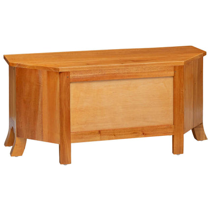 TV Cabinet Natural 39.37 x 15.94 x 18.11 in Solid Mahogany Wood