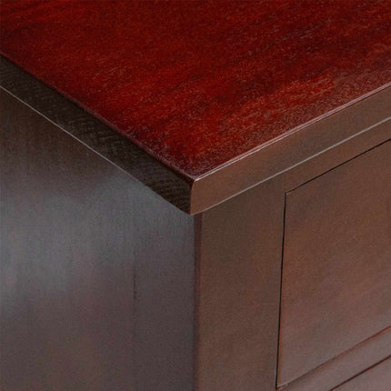 TV Cabinet Brown 39.37 x 15.94 x 18.11 in Solid Mahogany Wood