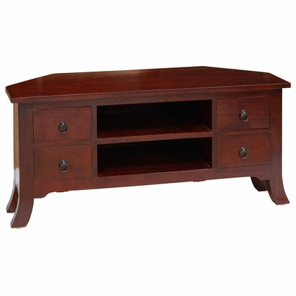 TV Cabinet Brown 39.37 x 15.94 x 18.11 in Solid Mahogany Wood