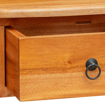 Console Table with Drawer Natural 19.88 x 11.81 x 29.72 in
