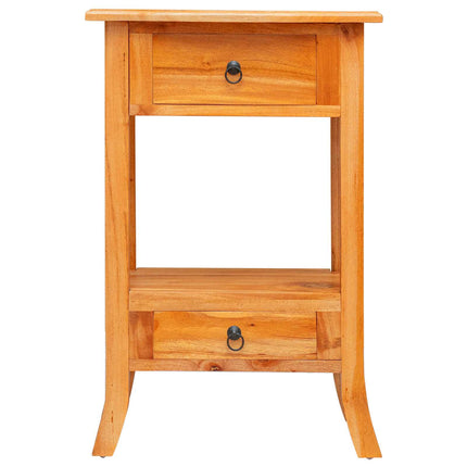 Console Table with Drawer Natural 19.88 x 11.81 x 29.72 in