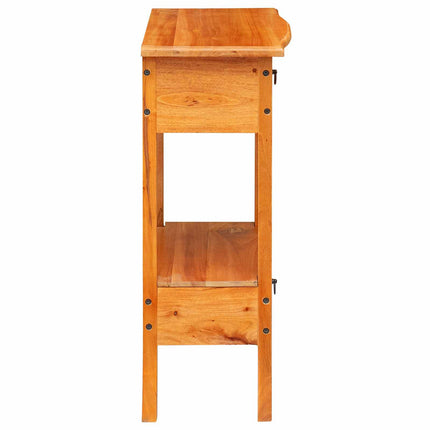 Console Table with Drawer Natural 19.88 x 11.81 x 29.72 in