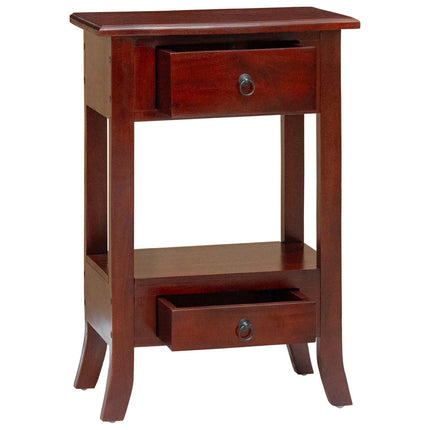 Console Table with Drawer Brown 19.69 x 11.61 x 29.92 in