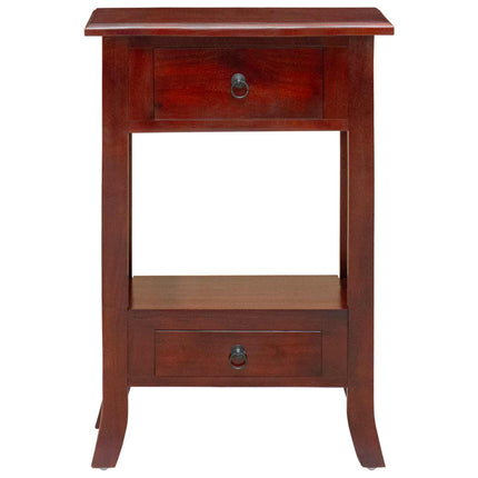 Console Table with Drawer Brown 19.69 x 11.61 x 29.92 in