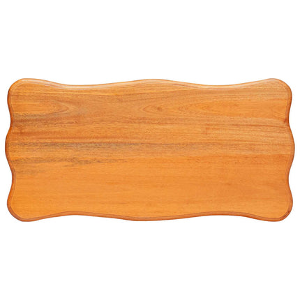 Side Table Natural 23.82 x 11.81 x 24.02 in Solid Mahogany Wood