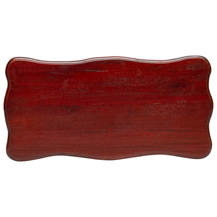 Side Table Brown 23.82 x 11.81 x 24.02 in Solid Mahogany Wood