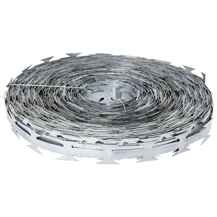 Razor Wire Silver 1968.51 x 0.75 in Galvanised steel