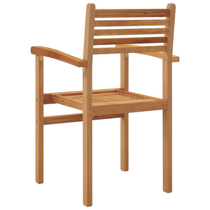 Chair 8 pcs Brown 56 x 55 x 90.5 cm Solid Teak Wood