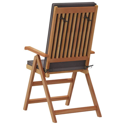 Garden Chair 6 pcs Brown and Grey 57 x 71.5 x 104 cm
