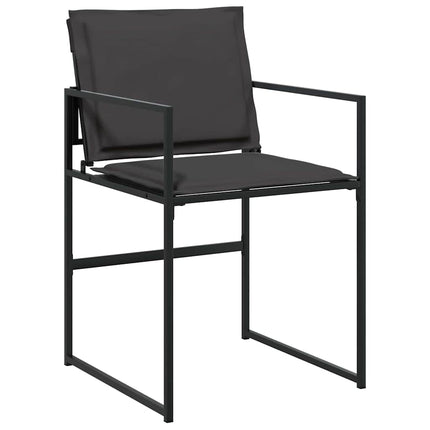 Garden Dining Set 9 pcs Black 78.74 x 31.50 x 28.74 in