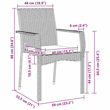 Garden Dining Set with Cushion 5 pcs Grey Poly Rattan