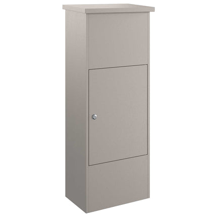 Parcel Drop Box Rusty 17.52 x 11.42 x 43.50 in Weathering Steel