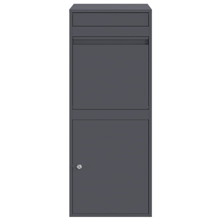 Parcel Drop Box Anthracite 16.14 x 14.96 x 40.55 in Steel