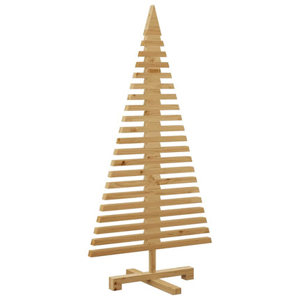 Wooden Christmas Tree with Stand Brown 47.24 in Solid pine wood