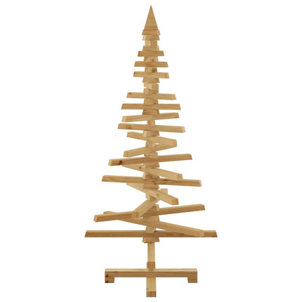 Wooden Christmas Tree with Stand Brown 47.24 in Solid pine wood