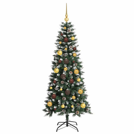 Artificial Christmas Tree with 150 LEDs Green 59.06 in