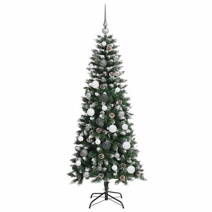 Artificial Christmas Tree with 150 LEDs Green 59.06 in