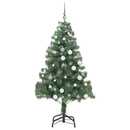 Christmas Tree with 300 LEDs with Stand Green 70.9" PVC
