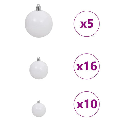 Christmas Tree with 300 LEDs with Stand Green 70.9" PVC