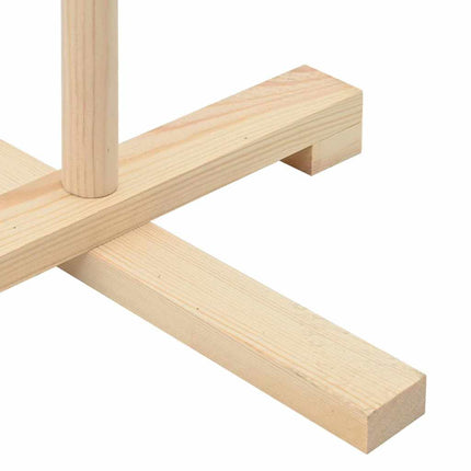 Wooden Christmas Tree Natural 70.87 in Solid pine wood
