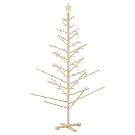 Wooden Christmas Tree Natural 70.87 in Solid pine wood