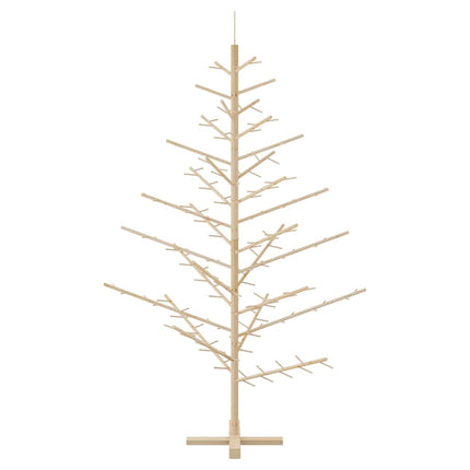 Wooden Christmas Tree Natural 70.87 in Solid pine wood