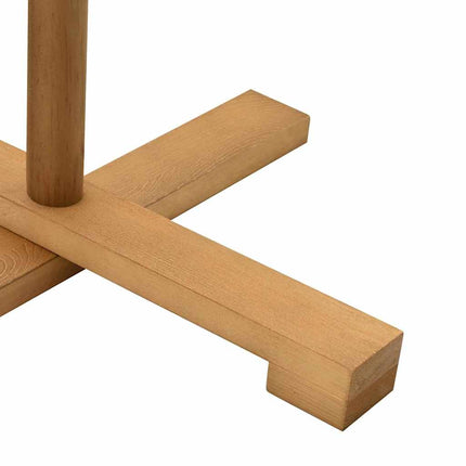 Wooden Christmas Tree with Stand Brown 29.53 in Solid pine wood