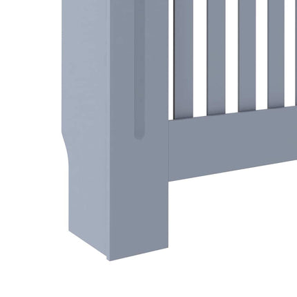 Radiator Cover 2 pcs Grey 59.84 x 7.48 x 32.09 in