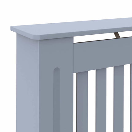 Radiator Cover 2 pcs Grey 59.84 x 7.48 x 32.09 in