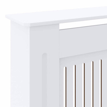 Radiator Cover 2 pcs White 80.71 x 8.07 x 32.09 in