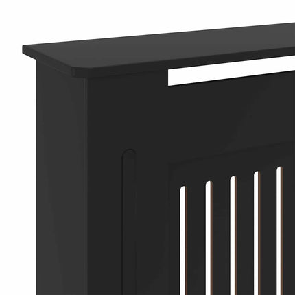 Radiator Cover 2 pcs Black 80.71 x 8.07 x 32.09 in