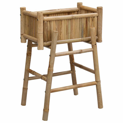Garden Planter with Holder Natural 19.69 x 14.96 x 29.13 in