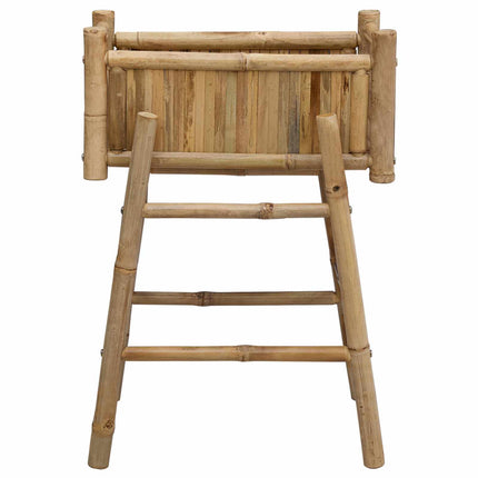 Garden Planter with Holder Natural 19.69 x 14.96 x 29.13 in