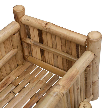 Garden Planter with Holder Natural 19.69 x 14.96 x 44.88 in