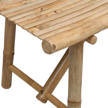 Garden Bench Natural 43.31 x 17.72 x 19.69 in Bamboo
