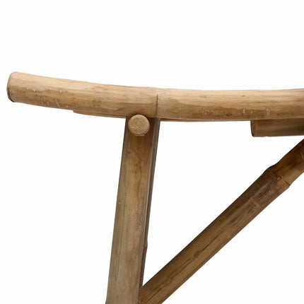 Garden Bench Natural 43.31 x 17.72 x 19.69 in Bamboo
