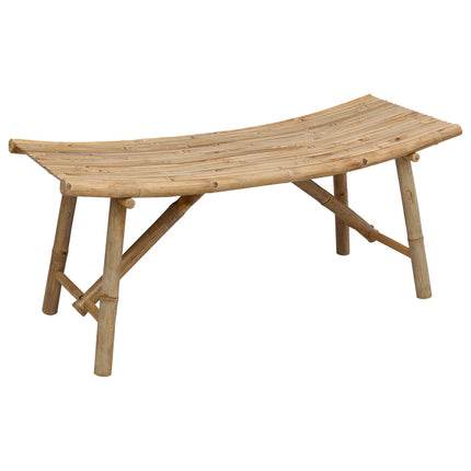 Garden Bench Natural 43.31 x 17.72 x 19.69 in Bamboo