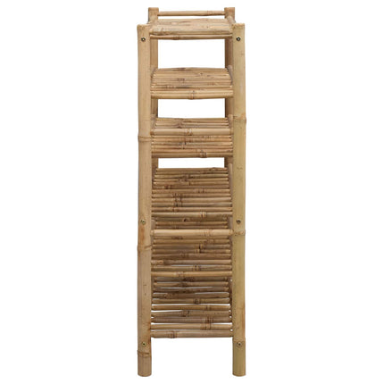 Shoe Rack with Shelf Natural 26.77 x 11.02 x 37.80 in Bamboo