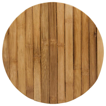 Garden Stool Natural Ø 14.96 x 26.77 in Bamboo