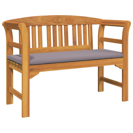 Rose Bench Natural 44.88 x 18.11 x 32.48 in Solid Acacia Wood