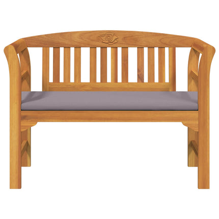 Rose Bench Natural 44.88 x 18.11 x 32.48 in Solid Acacia Wood