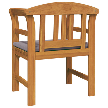 Rose Bench Natural 26.97 x 18.11 x 32.48 in Solid Acacia Wood