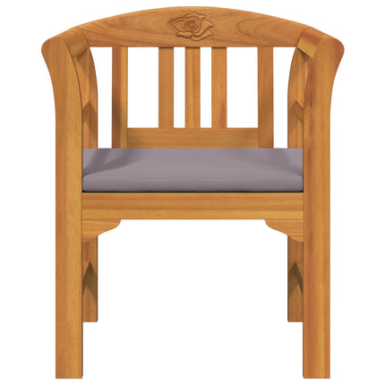 Rose Bench Natural 26.97 x 18.11 x 32.48 in Solid Acacia Wood