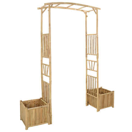 Garden Arch Natural 69.69 x 15.75 x 80.71 in Bamboo